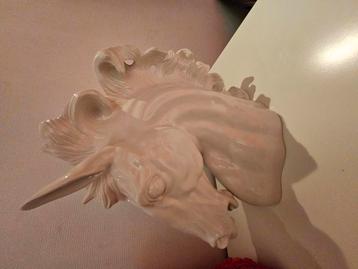 Tête de cheval en faïence  beschikbaar voor biedingen