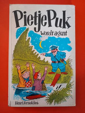 Vintage boek - Pietje Puk wordt agent -> 3€ beschikbaar voor biedingen
