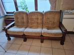 zetel, Huis en Inrichting, Zetels | Zetels, Ophalen, Hout, Gebruikt, Driepersoons