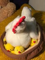 Joli jouet en forme de poulet avec des poussins jaunes, Enfants & Bébés, Jouets | Peluches, Comme neuf, Autres types, Enlèvement ou Envoi