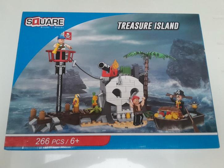 Nieuwe bouwblokjes set Pirateneiland, 6+, 266 stukjes, Kinderen en Baby's, Speelgoed | Bouwstenen, Nieuw, Overige merken, Ophalen of Verzenden
