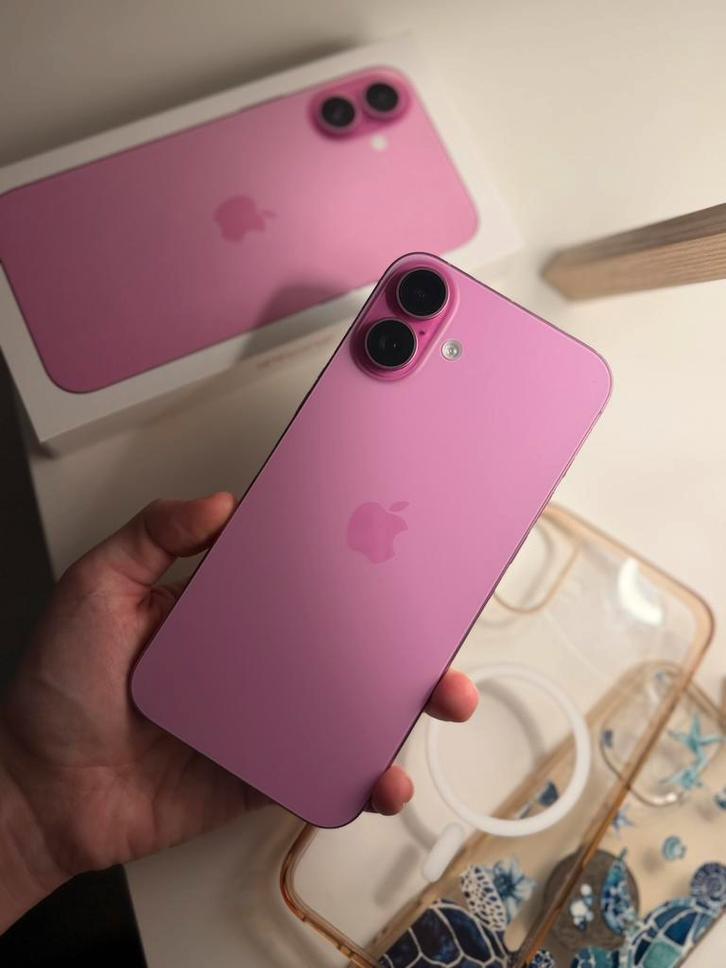 Apple Iphone 16 plus roze, Telecommunicatie, Mobiele telefoons | Apple iPhone, Zo goed als nieuw, iPhone 16, Roze, Ophalen