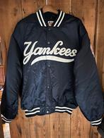 New York Yankees ORIGINAL game jacket, Maat 52/54 (L), Blauw, Nieuw, Ophalen of Verzenden