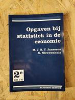 Opgaven bij statistiek in de economie  – Boek, Boeken, Wetenschap, Gelezen, Ophalen of Verzenden