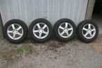 jantes et pneus hiver, Auto-onderdelen, Banden en Velgen, Ophalen, Gebruikt, 17 inch, Winterbanden