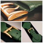 Ceinture Prada authentique cuir vert et tissu stretch | 80cm, Vêtements | Femmes, Ceintures, Cuir véritable, Comme neuf, 80 à 90 cm