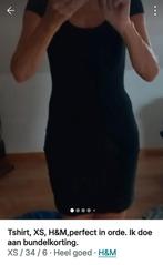 Zwart H&M jurkje. Perfecte staat. ,XS, Ophalen of Verzenden, Nieuw, Zwart