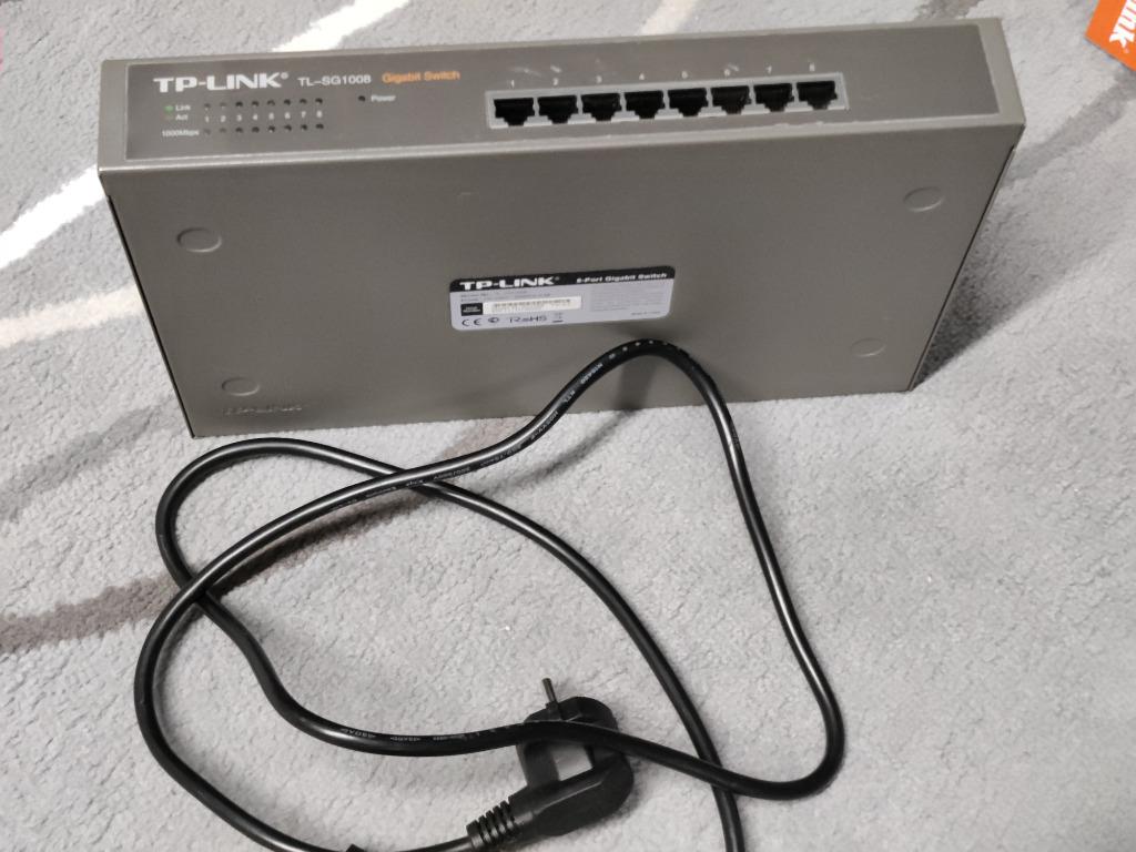 Switch 8 poorten TP Link, Ophalen of Verzenden, Gebruikt