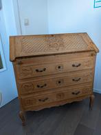Vintage houten secretaire op pootjes, Huis en Inrichting, Kasten | Secretaires, Ophalen, Gebruikt