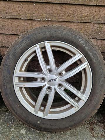 Winterbanden op velg 16inch, volkswagen, skoda, seat, audi beschikbaar voor biedingen