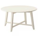Witte ronde tafel van ikea, Ophalen, Zo goed als nieuw