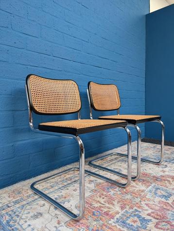 2x Vintage Gavina Cesca Stoelen disponible aux enchères