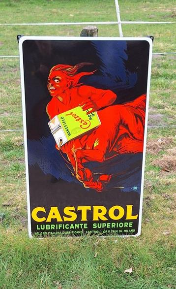 Nieuw Castrol emaille reclamebord️️⛽️ beschikbaar voor biedingen