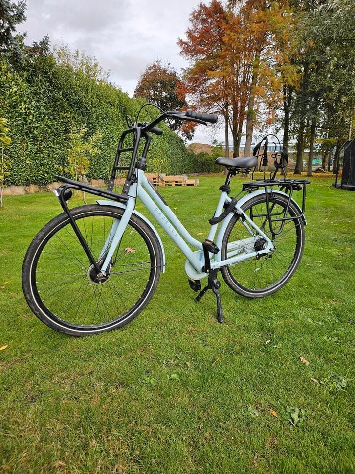 Gazelle Heavy Duty Lichtblauw, Fietsen en Brommers, Fietsen | Dames | Damesfietsen, Zo goed als nieuw, Gazelle, Versnellingen