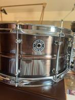 Drum Gear brass ‘Black Beauty’ snare drum, Ophalen of Verzenden, Zo goed als nieuw, Trommel