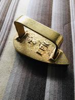 Vintage verkoperd strijkijzer, Ophalen of Verzenden