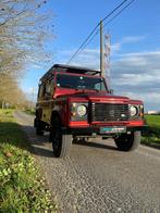 Land Rover||Defender110||Td4||Airco||lichte vracht||Trekhaak, Auto's, USB, Euro 5, Stof, Zwart