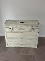 Antiek oude schatkist hutkoffer dekenkist vintage brocant, Enlèvement, Comme neuf