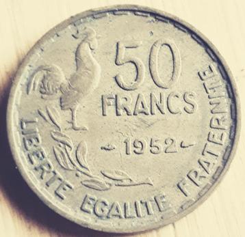 FRANCE : 50 FRANCS 1952 KM 918,1