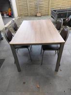 Keukentafel, Huis en Inrichting, Tafels | Eettafels, Ophalen, Gebruikt, 100 tot 150 cm, 50 tot 100 cm