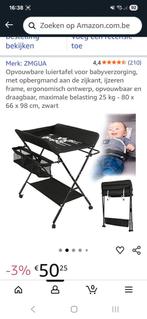 Opvouwbare verschoontafel met gordel., Ophalen, Nieuw