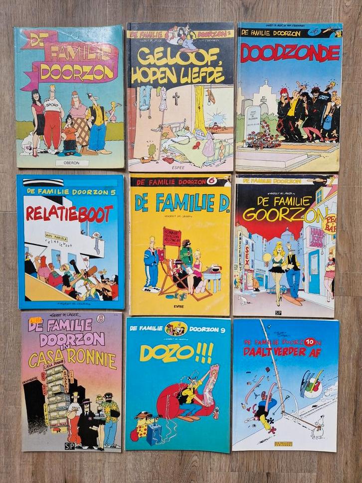 De familie Doorzon   Bob  Zusje  Gerrit de Jager  15x 10,-, Boeken, Stripverhalen, Ophalen of Verzenden