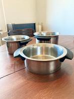 Fissler vintage 3-delige ovenschotelset, Pannenset, Inox, Ophalen of Verzenden, Zo goed als nieuw