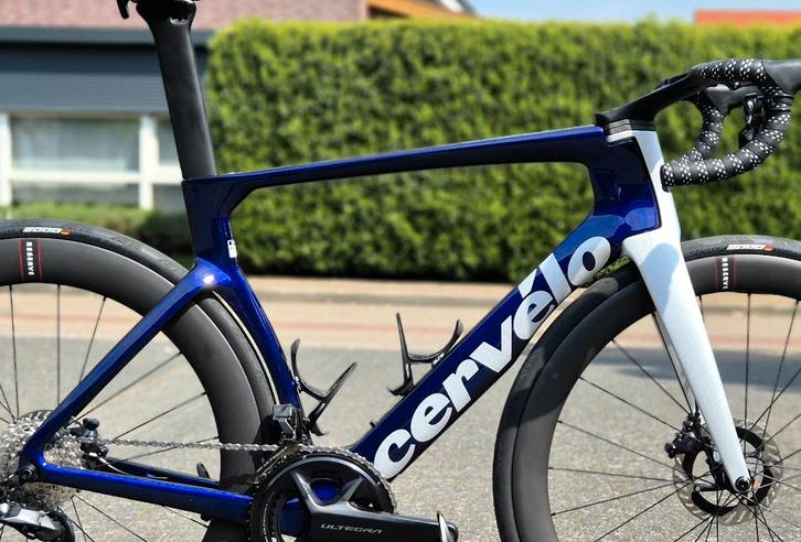 Cervélo S5 Frameset–Sapphire Ice–Mt56–Nieuwstaat (4-25), Fietsen en Brommers, Fietsonderdelen, Zo goed als nieuw, Racefiets, Frame
