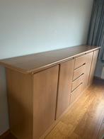 ⸻  Massieve eiken dressoir – Scandinavische stijl, Ophalen, Zo goed als nieuw, 200 cm of meer, Met lade(s)