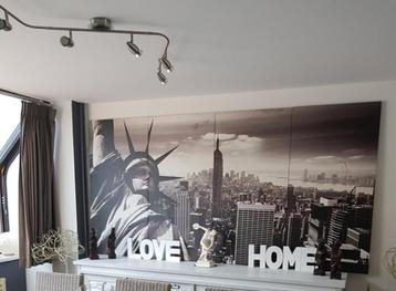 New York groot 4-delig canvasframe  beschikbaar voor biedingen
