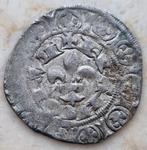 Denier Parisis 1328-1350 Philippe VI, Ophalen of Verzenden, Frankrijk, Losse munt, Zilver