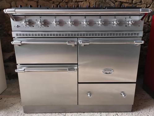 Lacanche Chagny Classic 100 MIXTE inox chrome brillant, Elektronische apparatuur, Fornuizen, Refurbished, Vrijstaand, Gas, 5 kookzones of meer