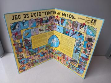Ganzenbord Tintin Kuifje (Hergé) - jaren '50 beschikbaar voor biedingen