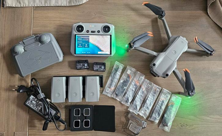 DJI Air 2S + DJI RC + ND-pakket + 4 batterijen, Audio, Tv en Foto, Drones, Zo goed als nieuw, Ophalen