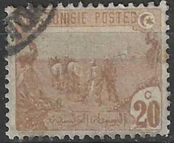 Tunesie 1906/1920 - Yvert 34 - Landbouwers - 20 c. (ST)