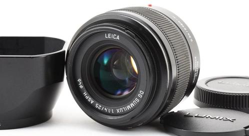 Panasonic Leica MFT DG Summilux 25mm F/1.4 ASPH (H-X025 ), Audio, Tv en Foto, Foto | Lenzen en Objectieven, Gebruikt, Standaardlens