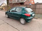 Peugeot 206 - 1.4Benz - 2003 - 101 000km - AC/Leder, Auto's, Leder, Euro 4, Groen, BTW verrekenbaar