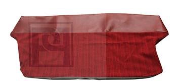 Bekleding PV544 achterbankhoes rug rood 1964-1965 52-510 Vol