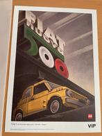 Lego VIP poster Fiat 500 nr3 1041/1100, Collections, Comme neuf, Enlèvement ou Envoi