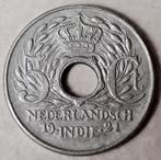 munt Nederlands Indie 5 cent 1921, Postzegels en Munten, Munten | Azië, Verzenden