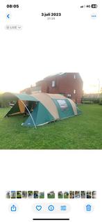 Cabanon katoenen megatent/tunneltent, Caravans en Kamperen, Ophalen, Zo goed als nieuw