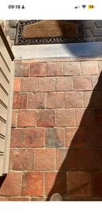 11 vierk. meter antieke terracottategels authentiek 15/15, Ophalen, Gebruikt, Natuurstenen