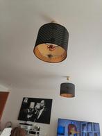 Mooie hanglamp koper zwart met kopere lamp, Huis en Inrichting, Ophalen, 25 tot 50 cm, Zwart, Rond
