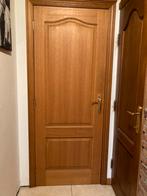 Eiken binnendeur, Doe-het-zelf en Bouw, Deuren en Vliegenramen, Ophalen, Gebruikt, Minder dan 80 cm, Binnendeur