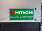 HITACHI oude reclame lichtbak, Verzamelen, Ophalen, Gebruikt, Lichtbak of (neon) lamp
