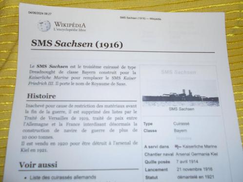 KAISERLICHE MARINE- KRIEGSMARINE, Verzamelen, Militaria | Algemeen, Marine, Overige typen, Ophalen of Verzenden