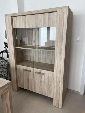 Vitrinekast, Huis en Inrichting, Kasten | Vitrinekasten, Ophalen, Zo goed als nieuw, Glas