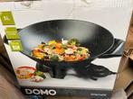 Wok électrique Domo 5 litres neuf dans emballage, Enlèvement ou Envoi, Neuf