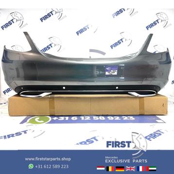 W205 achterbumper Mercedes C Klasse 2014-2019 zilver grijs P beschikbaar voor biedingen