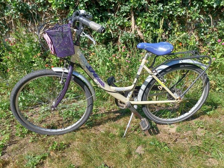 Kinderfiets 24 inch, Fietsen en Brommers, Fietsen | Meisjes, Gebruikt, 24 inch, Versnellingen, Ophalen